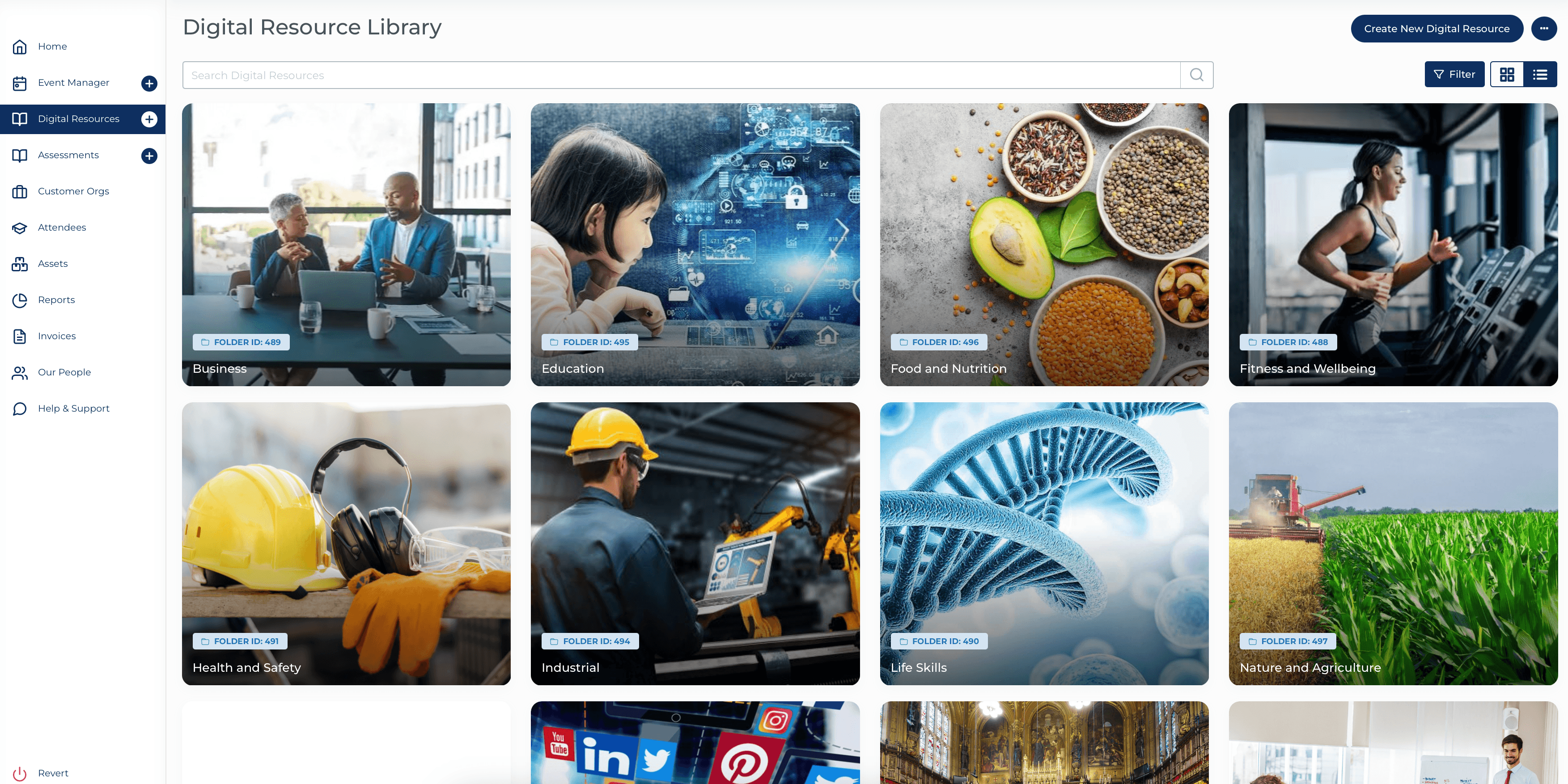 Content Resource Folders