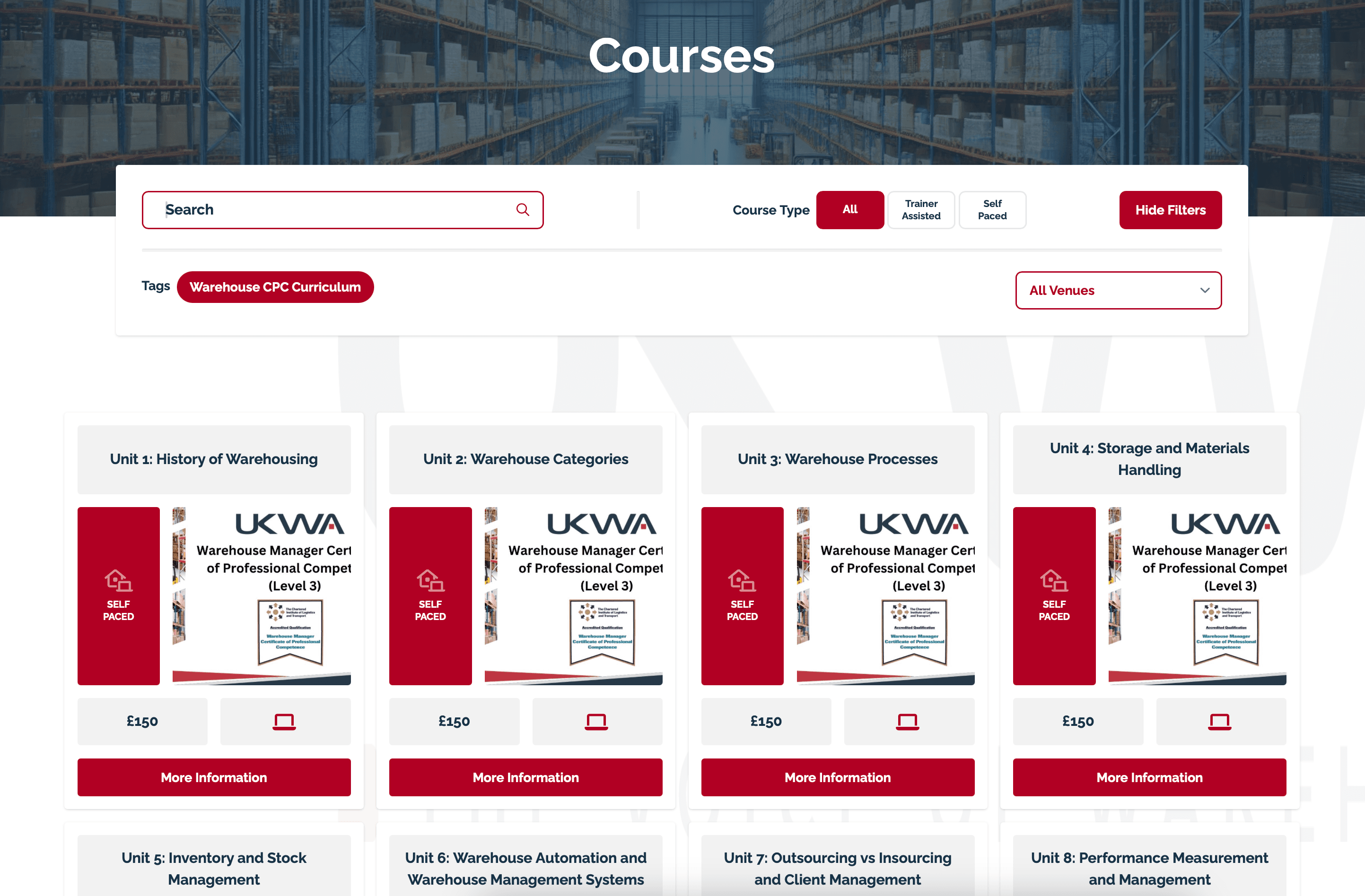 UKWA marketplace website